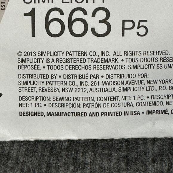 Simplicity Sewing Pattern 1663 Misses Skirt Pant and Shorts Size 12 to 20 - Picture 4 of 4